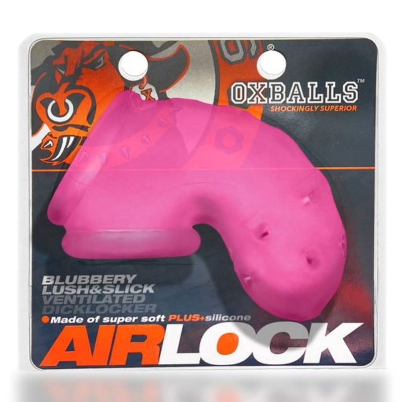 Load image into Gallery viewer, Oxballs Airlock Air Lite Vented Chastity Cage Pink
