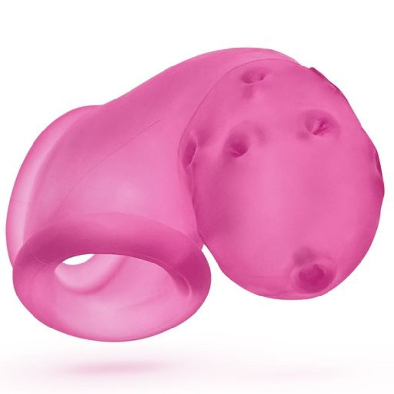 Load image into Gallery viewer, Oxballs Airlock Air Lite Vented Chastity Cage Pink
