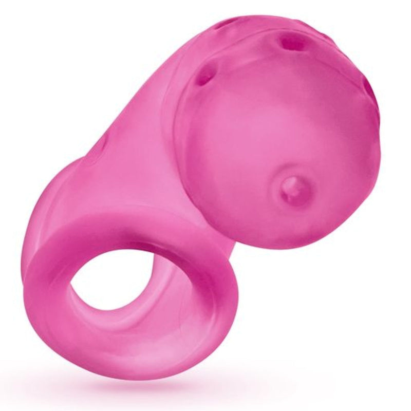 Load image into Gallery viewer, Oxballs Airlock Air Lite Vented Chastity Cage Pink
