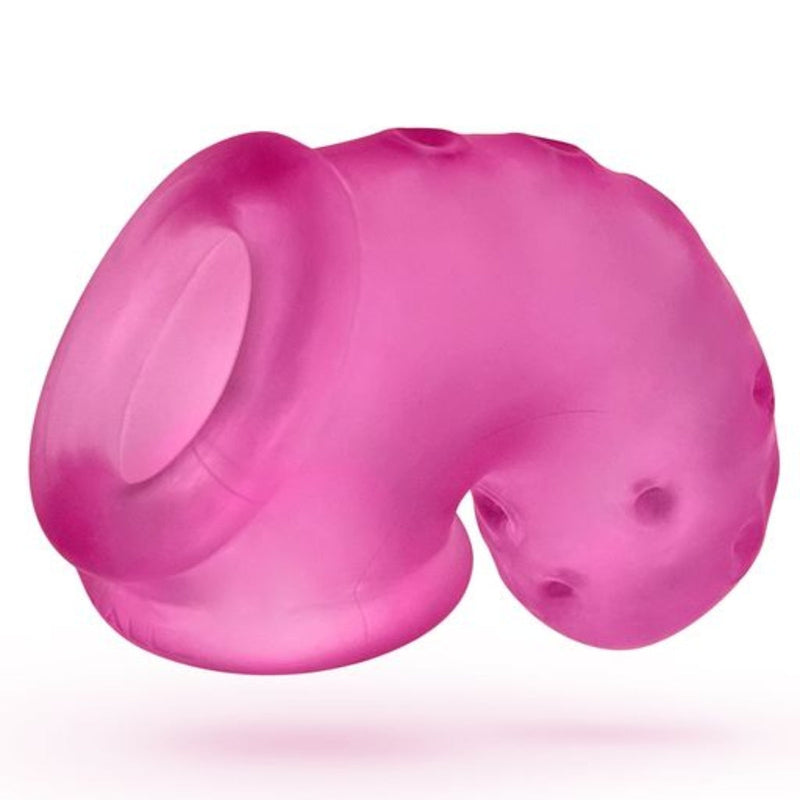 Load image into Gallery viewer, Oxballs Airlock Air Lite Vented Chastity Cage Pink
