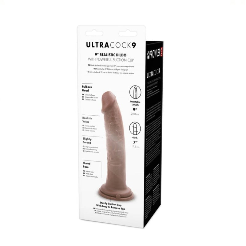 Load image into Gallery viewer, Prowler RED Ultra Cock Dildo Brown 9 Inch
