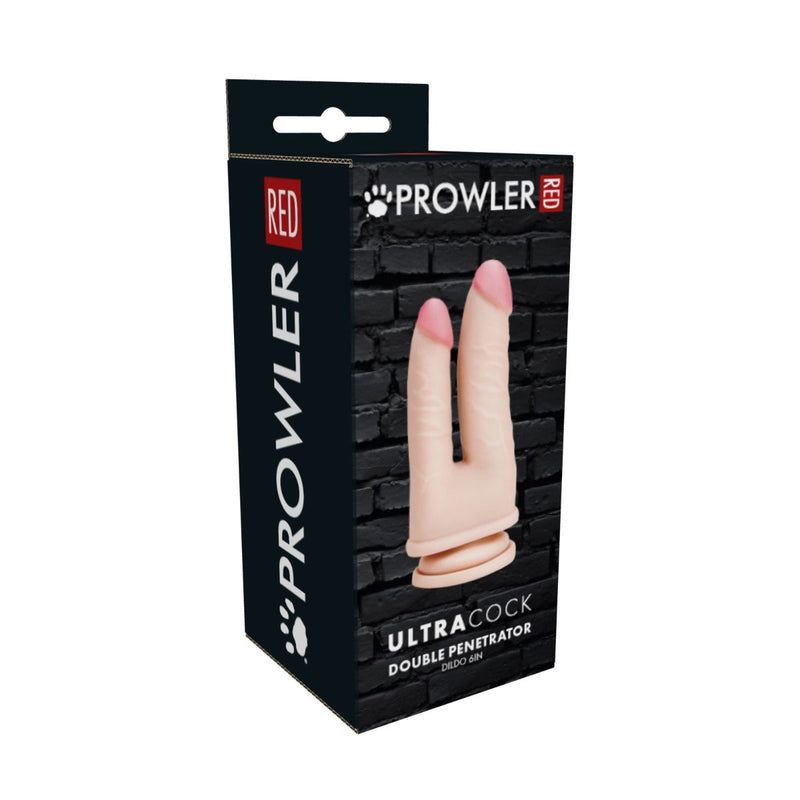 Load image into Gallery viewer, Prowler RED Ultra Cock Double Penetrator Dildo Pink 6 Inch
