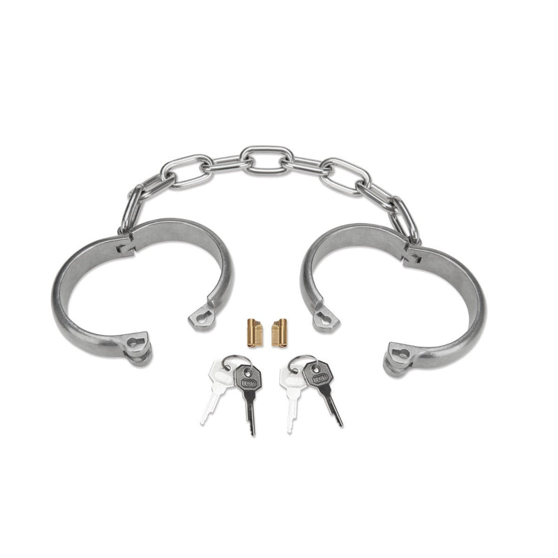 Load image into Gallery viewer, Prowler RED Heavy Duty Hand Cuffs Silver
