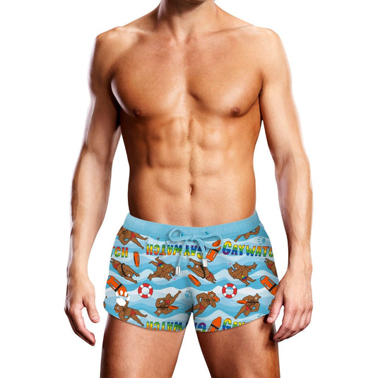 Prowler Swim Trunk Gaywatch Bears Blue White