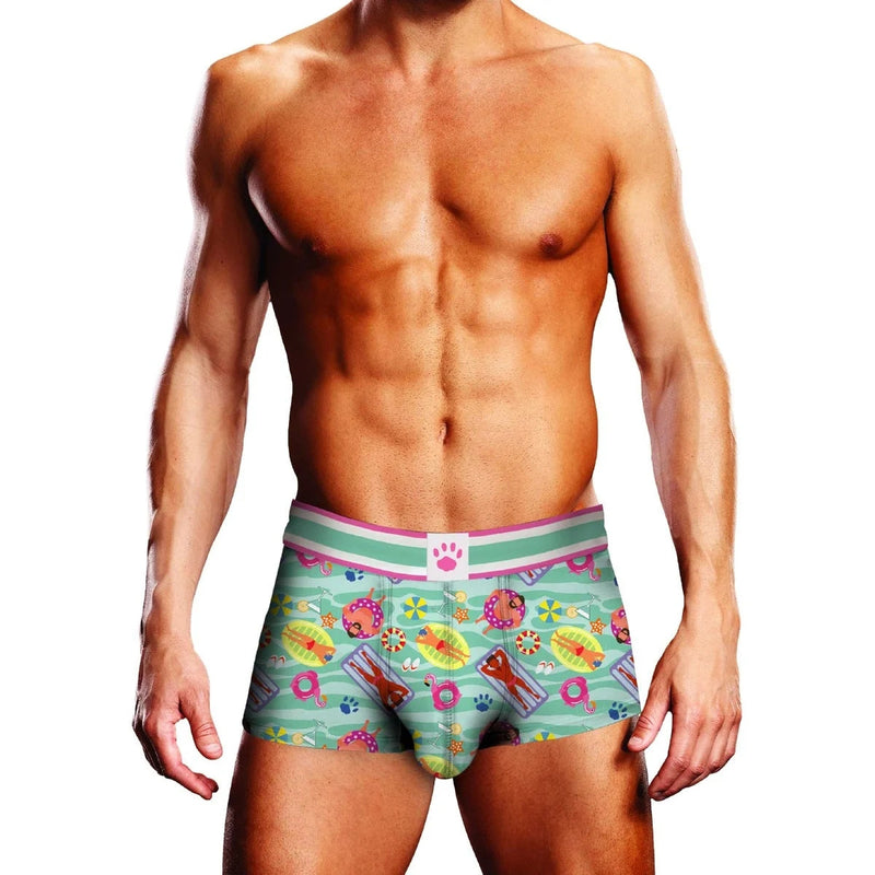 Load image into Gallery viewer, Prowler Swimming Trunk Green Pink
