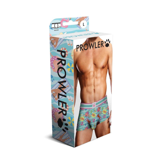 Prowler Swimming Trunk Green Pink