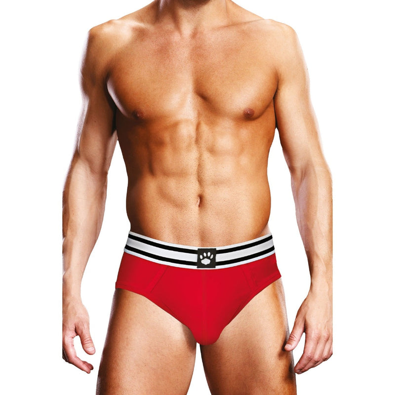 Load image into Gallery viewer, Prowler Red White Backless Brief Red White
