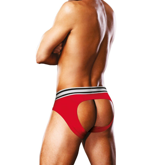 Prowler Red White Backless Brief Red White