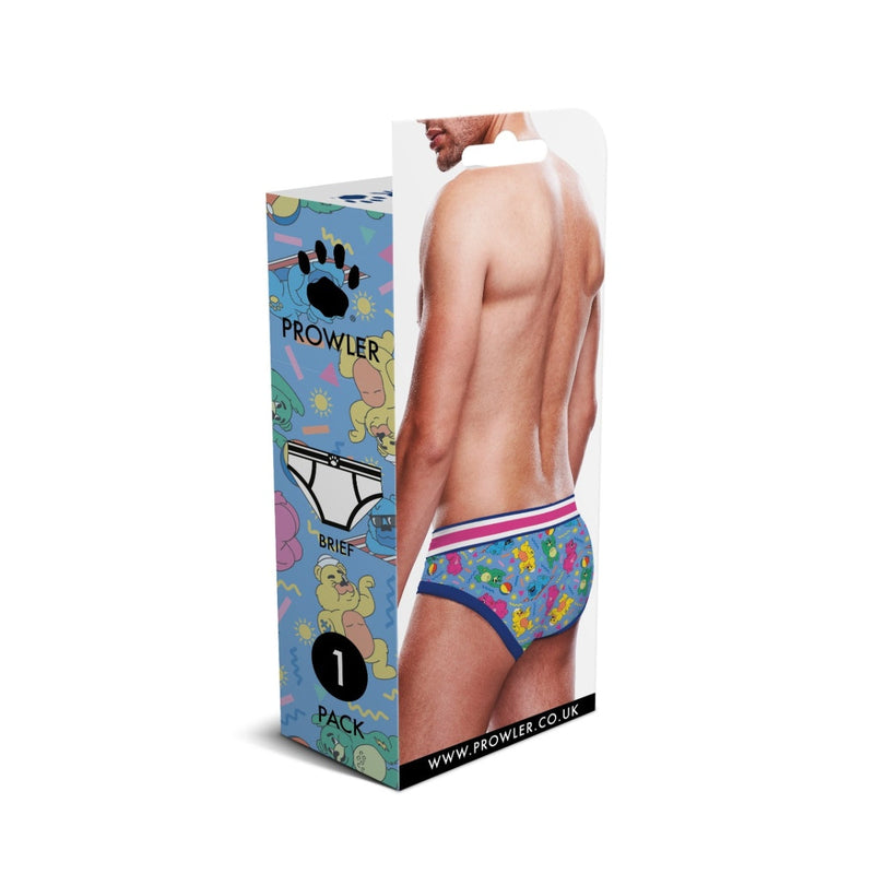 Load image into Gallery viewer, Prowler Beach Bears Brief Blue Pink
