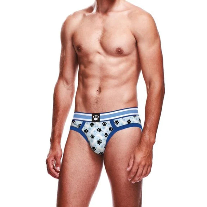 Prowler Blue Paw Brief Blue White