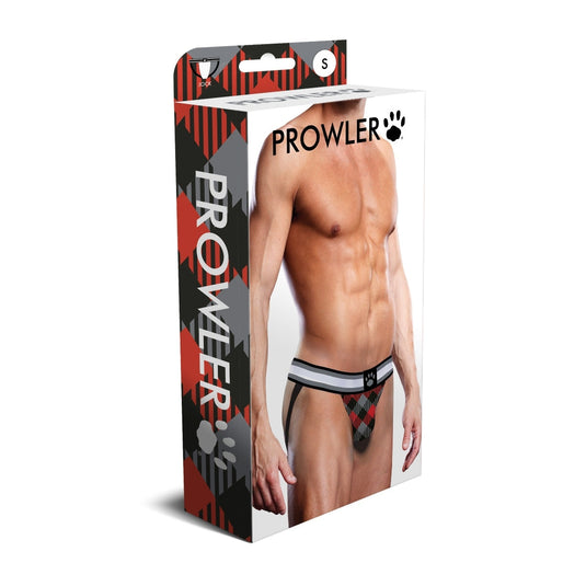 Prowler Tartan 1 Jock Strap Black Red