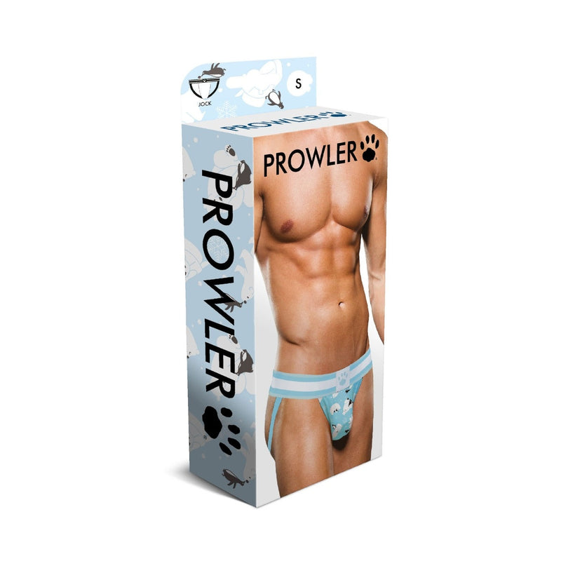 Load image into Gallery viewer, Prowler Winter Animals Jock Strap Blue White
