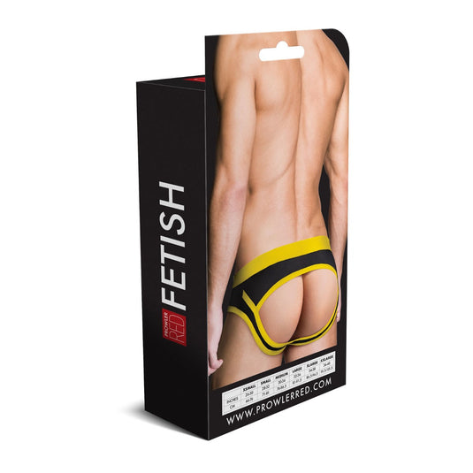 Prowler RED Ass-less Brief Yellow - Simply Pleasure