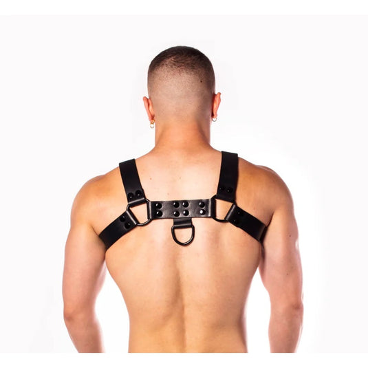 Prowler RED Leather Noir Harness Black