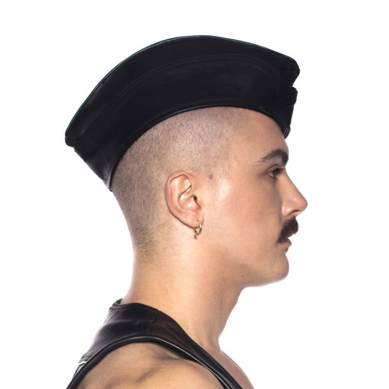 Load image into Gallery viewer, Prowler RED Leather Triangle Cap Black

