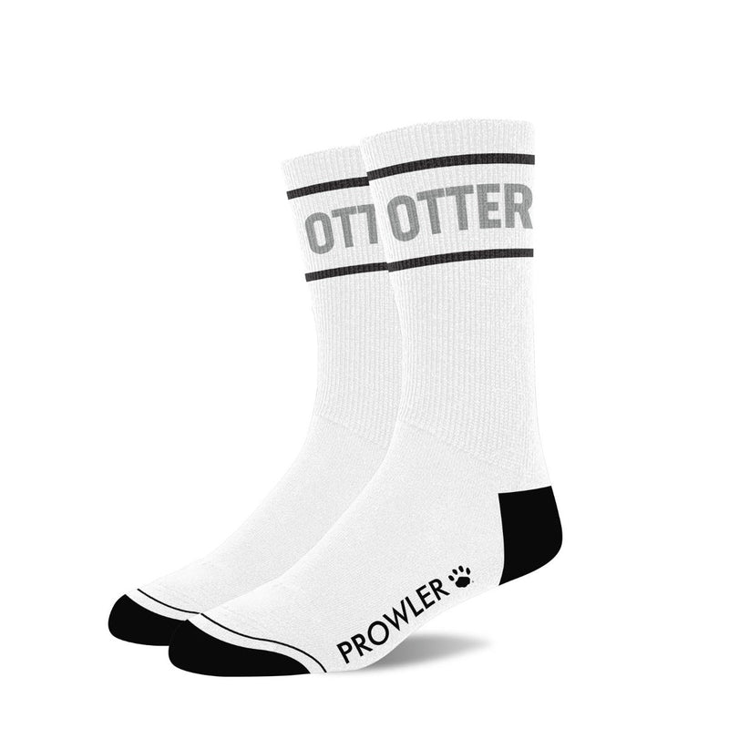 Load image into Gallery viewer, Prowler RED Otter Socks Grey White Black
