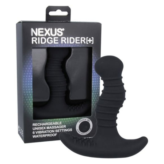 Nexus Ridge Rider Plus Vibrating Butt Plug Black